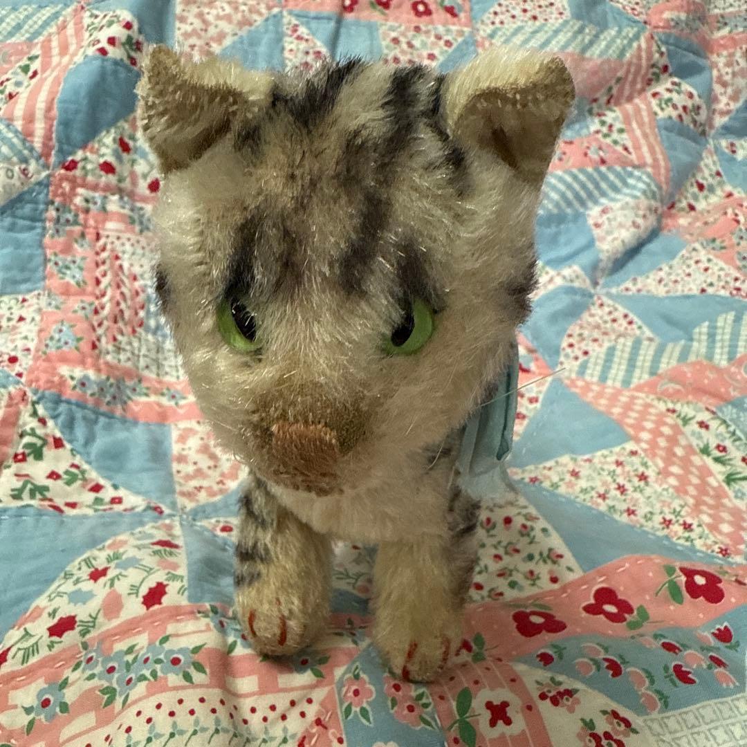 ドイツsteiffシュタイフ猫のぬいぐるみ