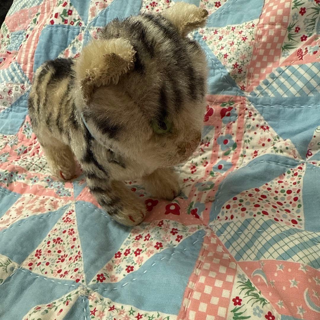 ドイツsteiffシュタイフ猫のぬいぐるみ