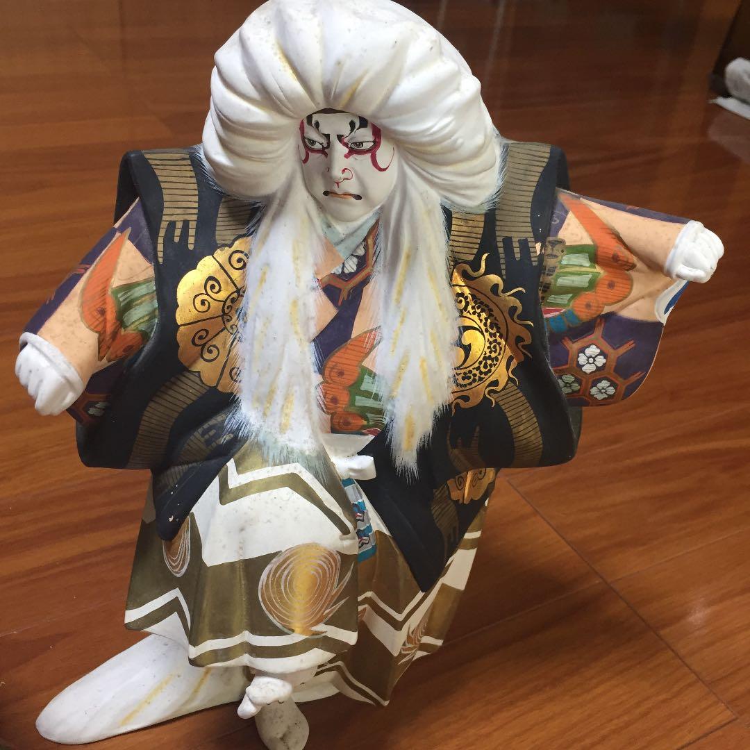 親子獅子 人形 焼き 陶器 二台セット