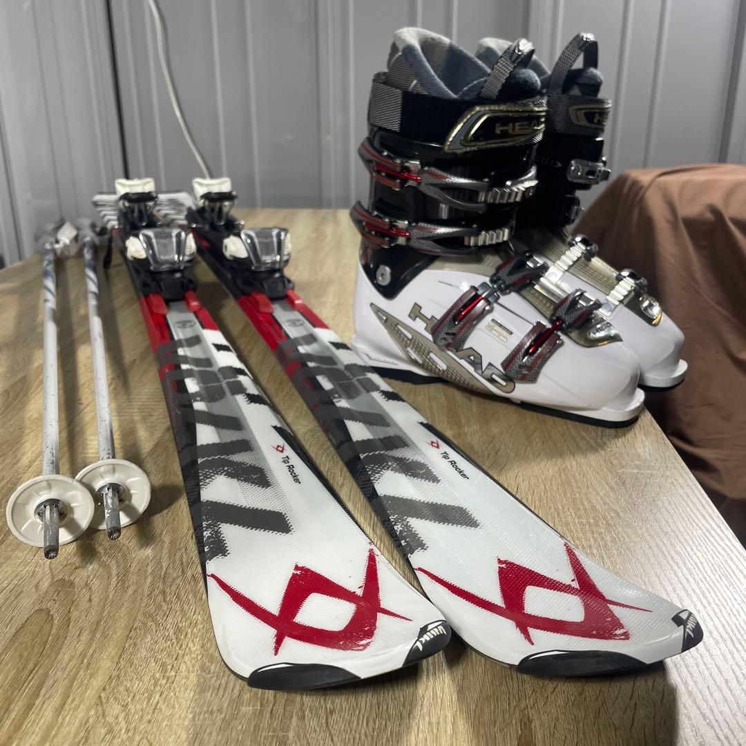 VOLKL159cmHEAD26/26.5cmストック115cmスキーセット