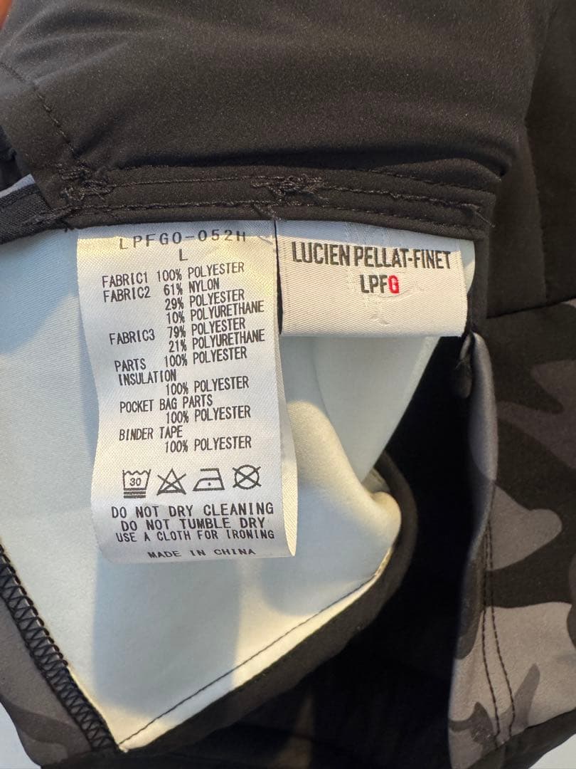 LPFG メンズ 中綿キルティング スタンドカラージップベスト