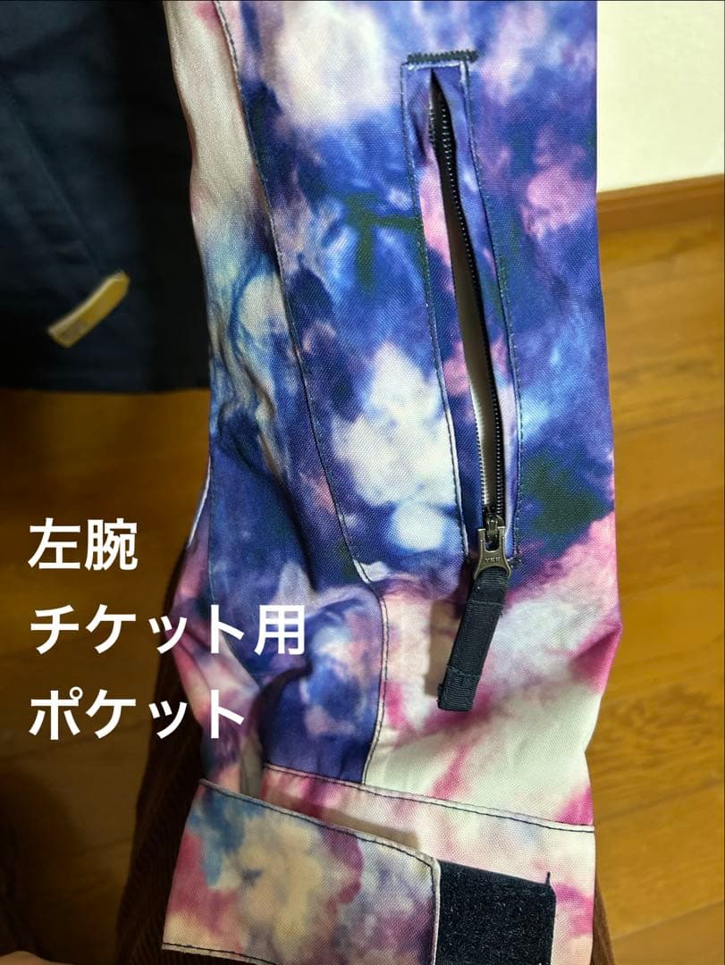 arg タイダイ風フード付きジャケット M