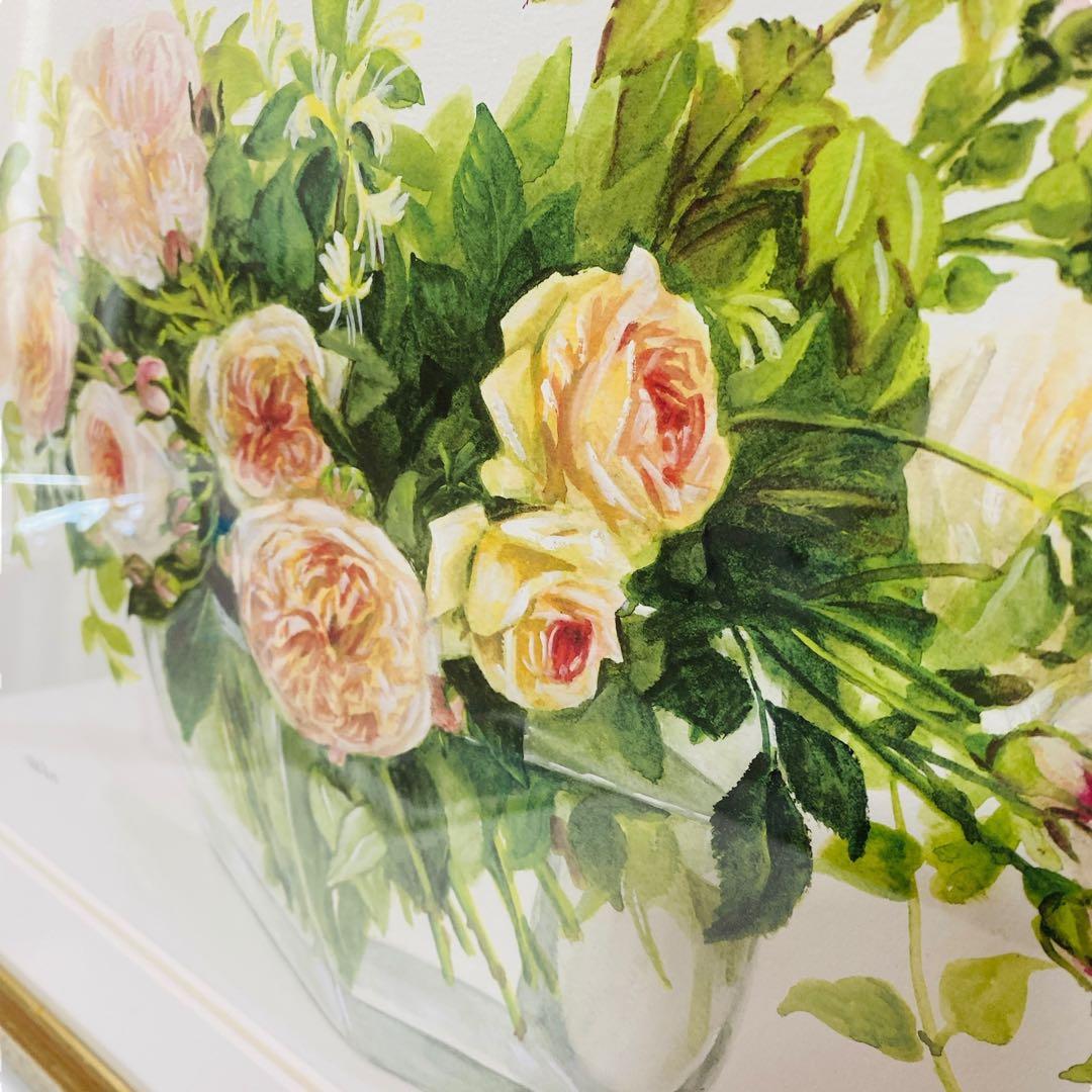 橋本 不二子 限定版画 額装 大判サイズ 直筆サイン・エディション有り