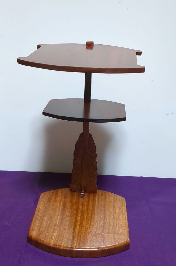 煎茶道具 棚 紅木