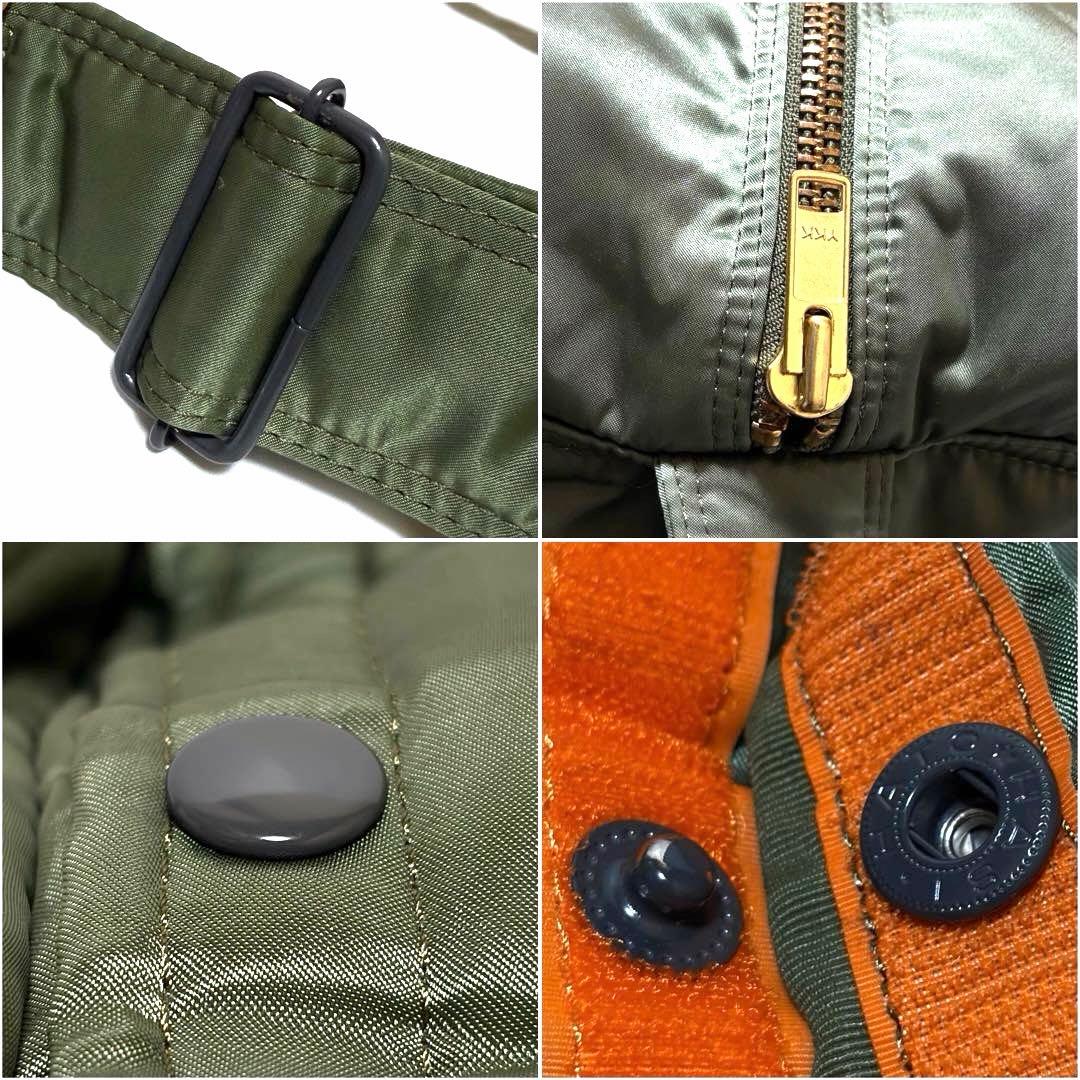 超美品✨希少 ポータータンカー ボストンバッグL ショルダーバッグ 大容量セージ