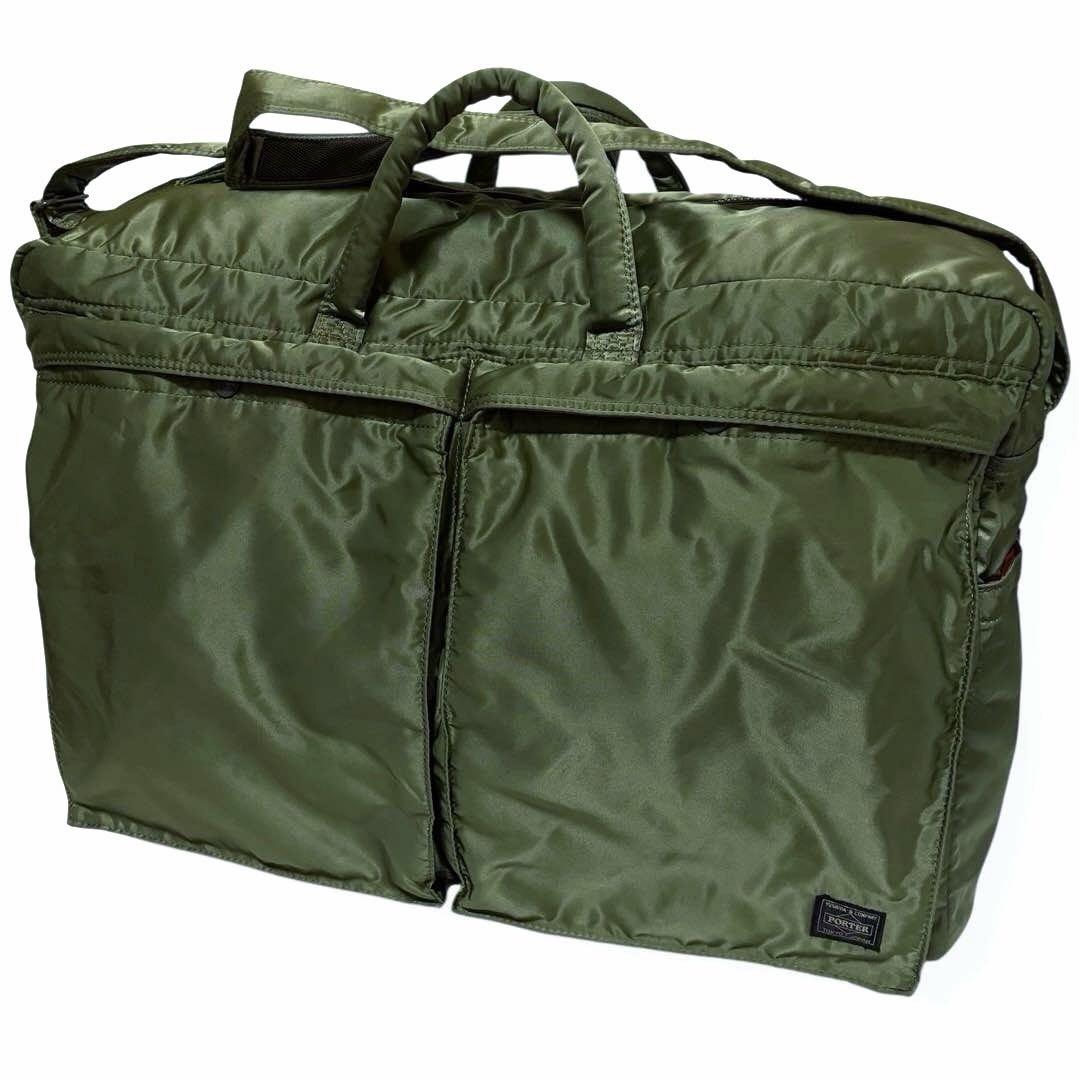 超美品✨希少 ポータータンカー ボストンバッグL ショルダーバッグ 大容量セージ
