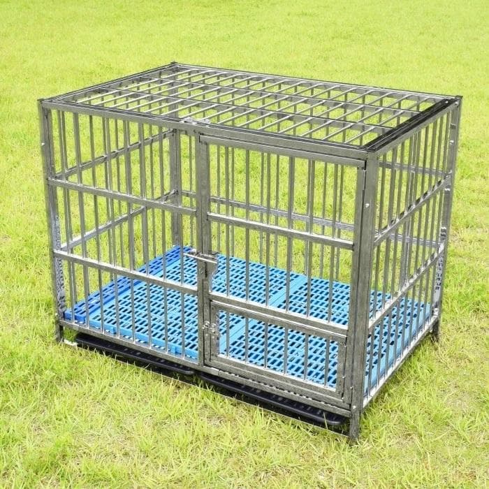 ステンレス製　ドッグゲージ（幅108ｘ奥行 72ｘ高さ92 cm）中型～大型犬用