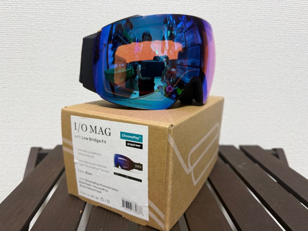 【使用少】SMITH I/O MAG 調光レンズ　予備レンズ付　2023〜24