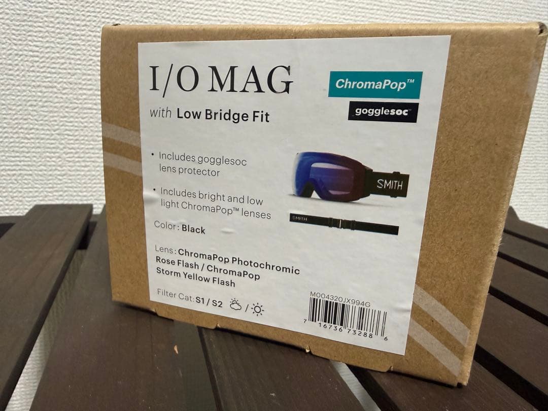 【使用少】SMITH I/O MAG 調光レンズ　予備レンズ付　2023〜24