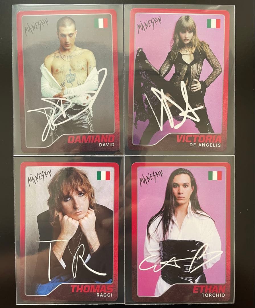 MANESKIN マネスキン　トレーディングカード　コンプリート　非売品　トレカ