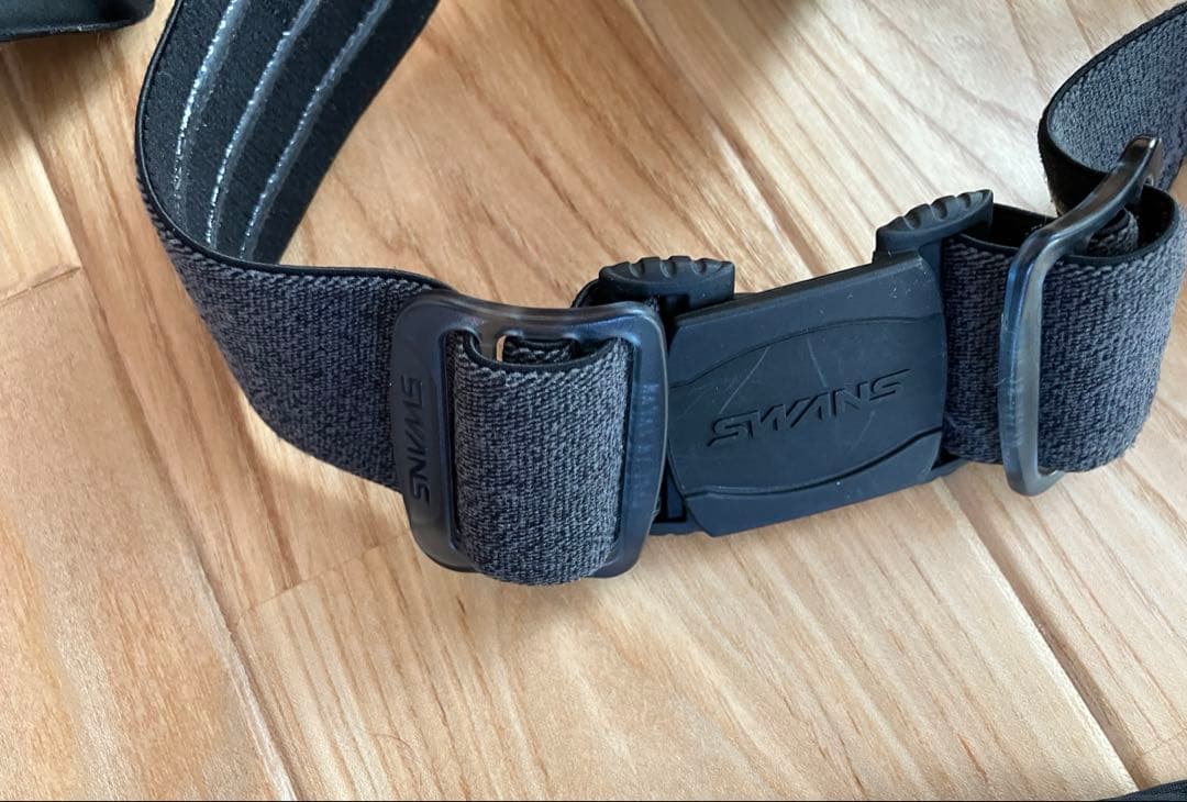 ⚠️中古SWANS ROVOゴーグル lens中央に傷あります クリア換レンズ付