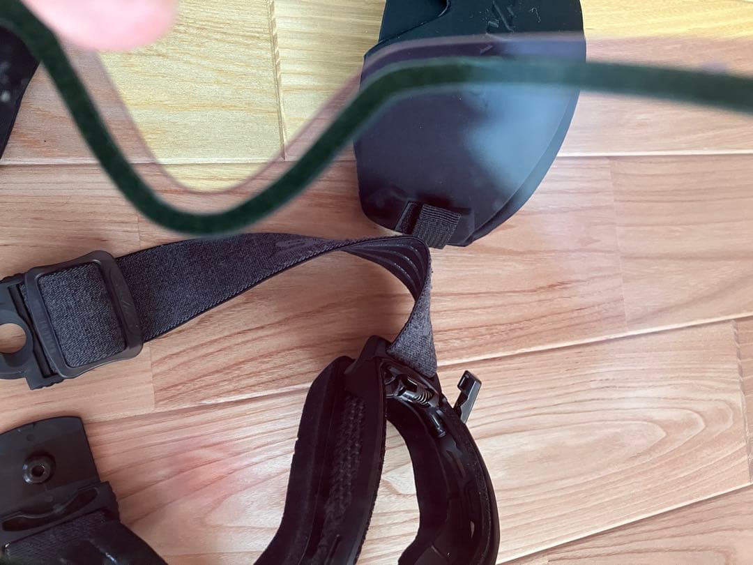 ⚠️中古SWANS ROVOゴーグル lens中央に傷あります クリア換レンズ付