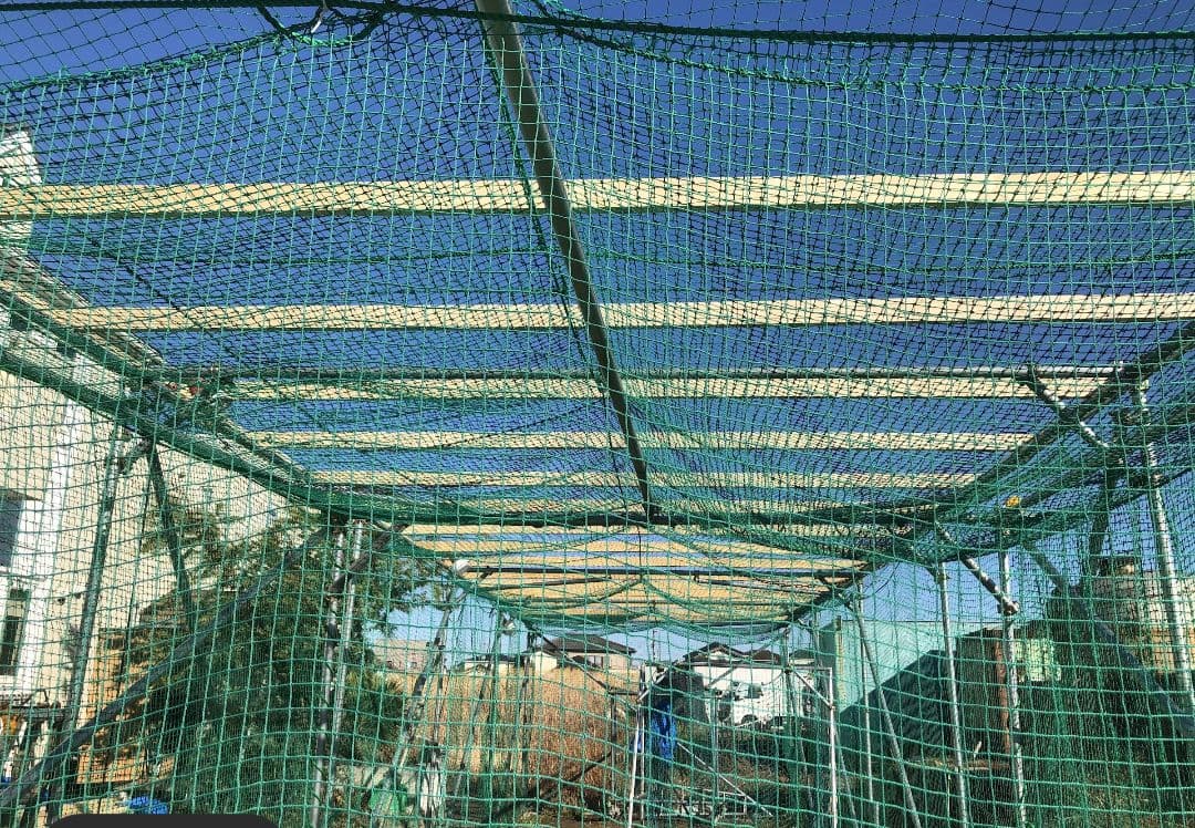 屋根付き18m可動式バッティングゲージ