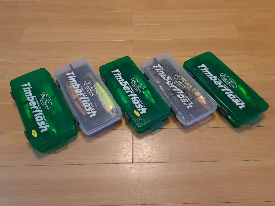 希少　未使用　エバーグリーン　ティンバーフラッシュJr　11本11色まとめて