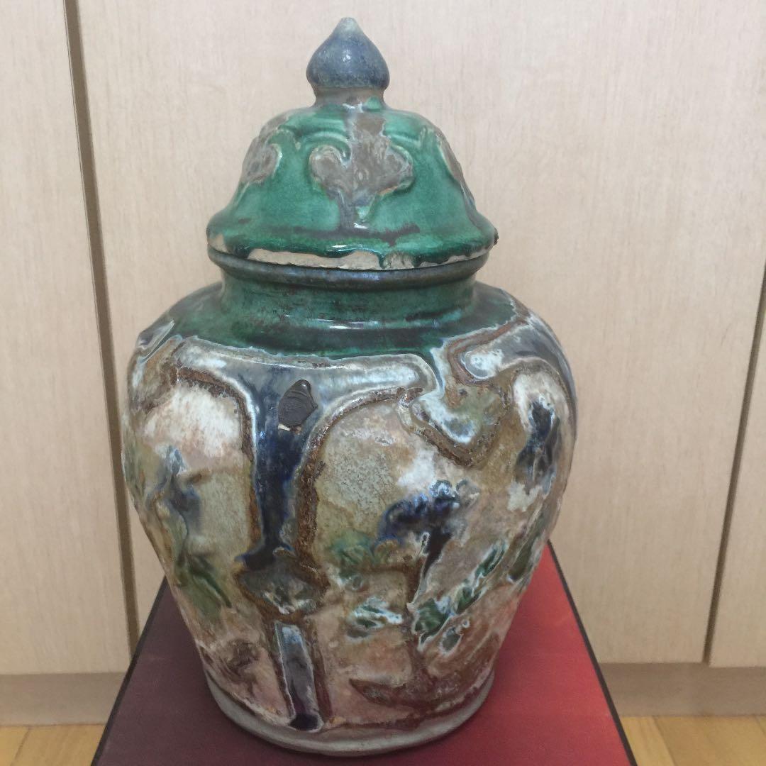 中国骨董 壺 大型 高さ 29センチ
