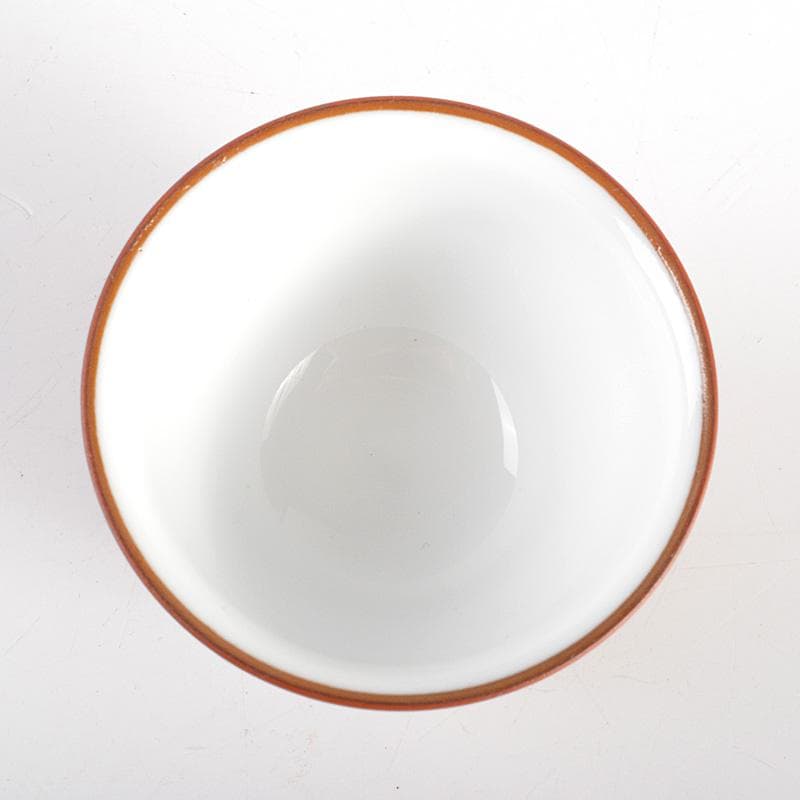 煎茶道具　紫砂　朱泥　内白釉　煎茶碗　20客まとめて　N　6285