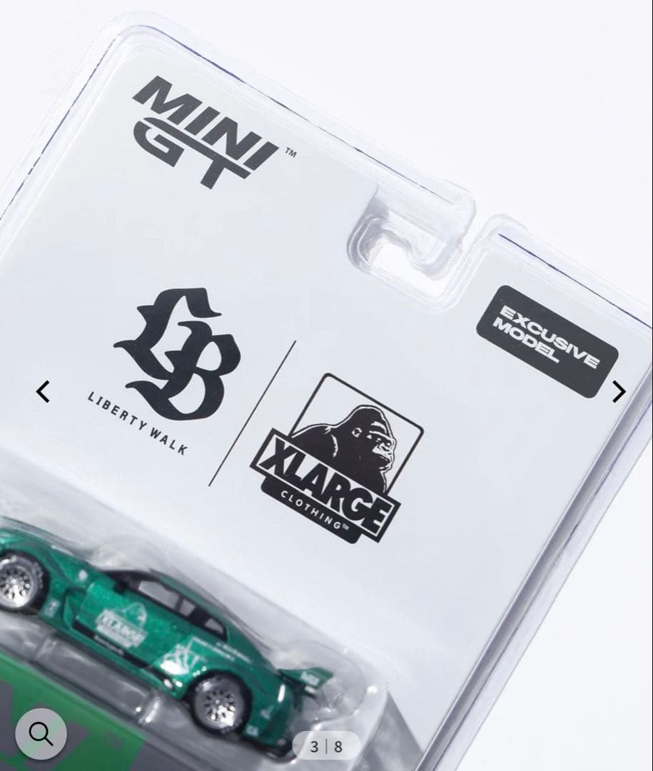 【5個セット】XLARGE × LIBERTY WALK MINI GT