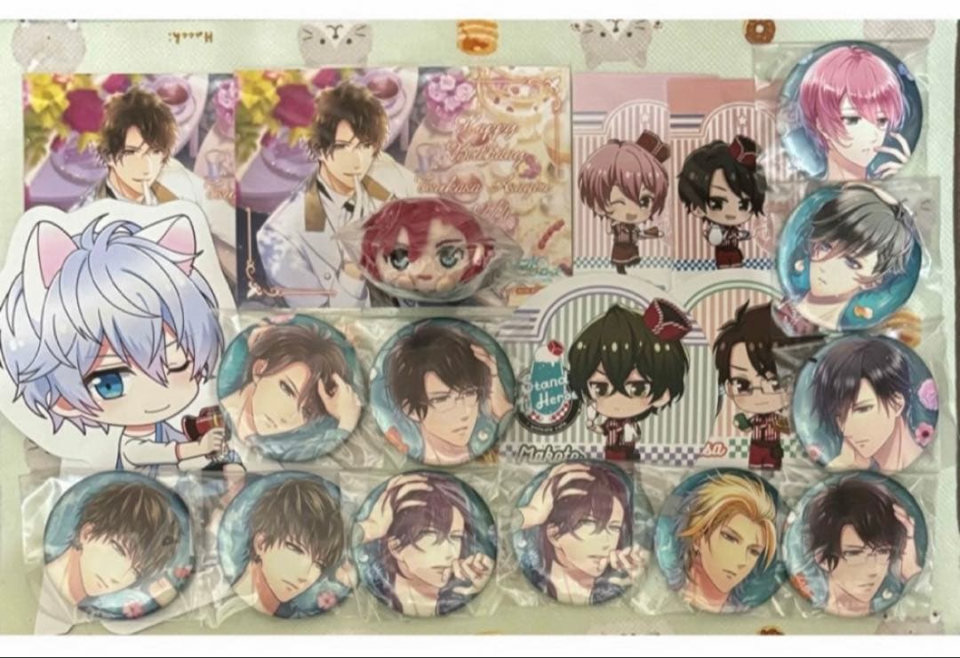 スタマイ　まとめ売り　クリアしおり38枚　缶バッジ33個　特典バッジ3個　ぬい他