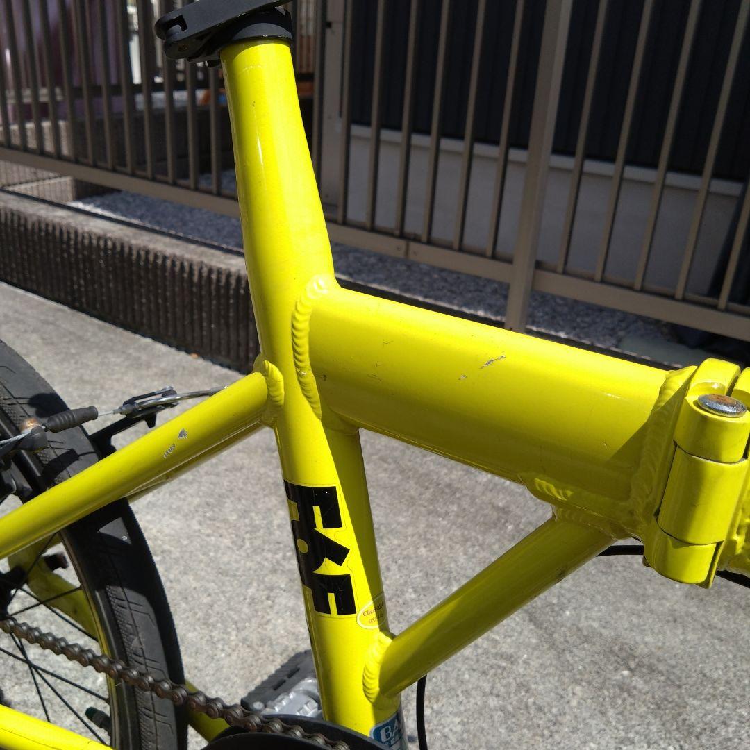 町田市引取限定　CYLVA 折りたたみ自転車 イエロー