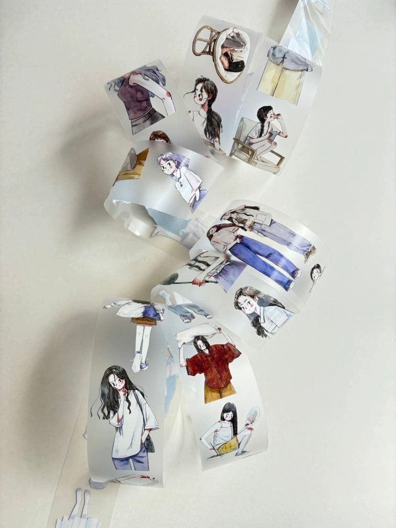 ⭐️SALE⭐️KAIXUN《今日無事》海外マスキングテープ　マステ 【1797】