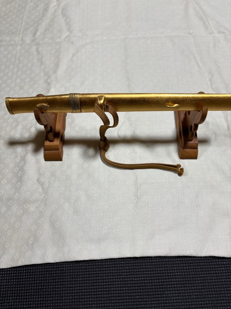 長寿守刀　蓑亀図目貫　刀袋付