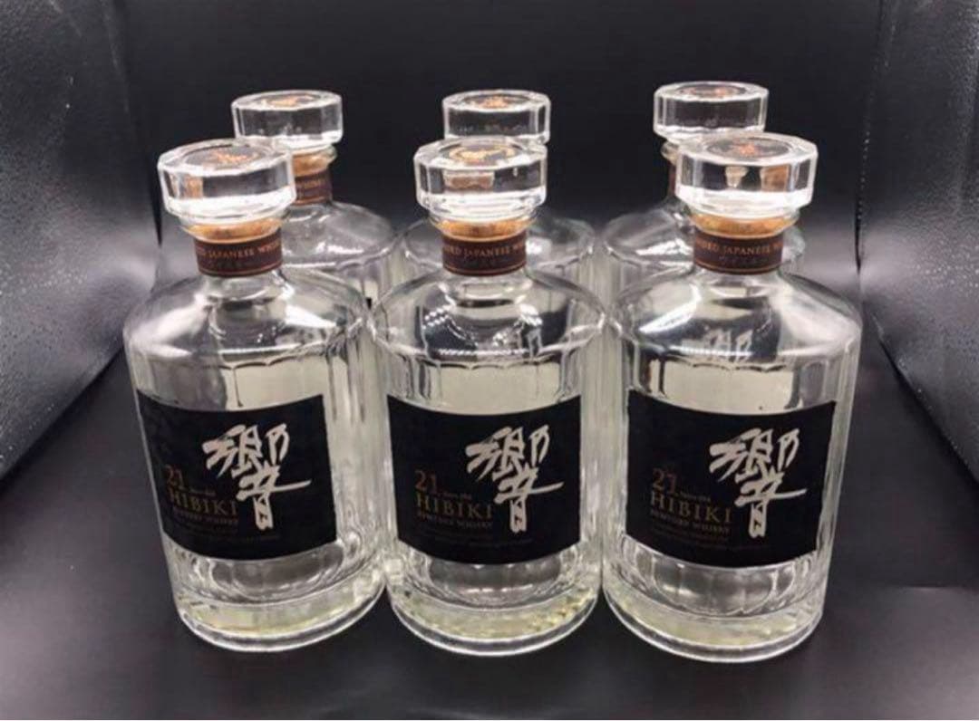 サントリー響21年　空瓶&カートン6本セット　響21年段ボール付き　早い者勝ち！