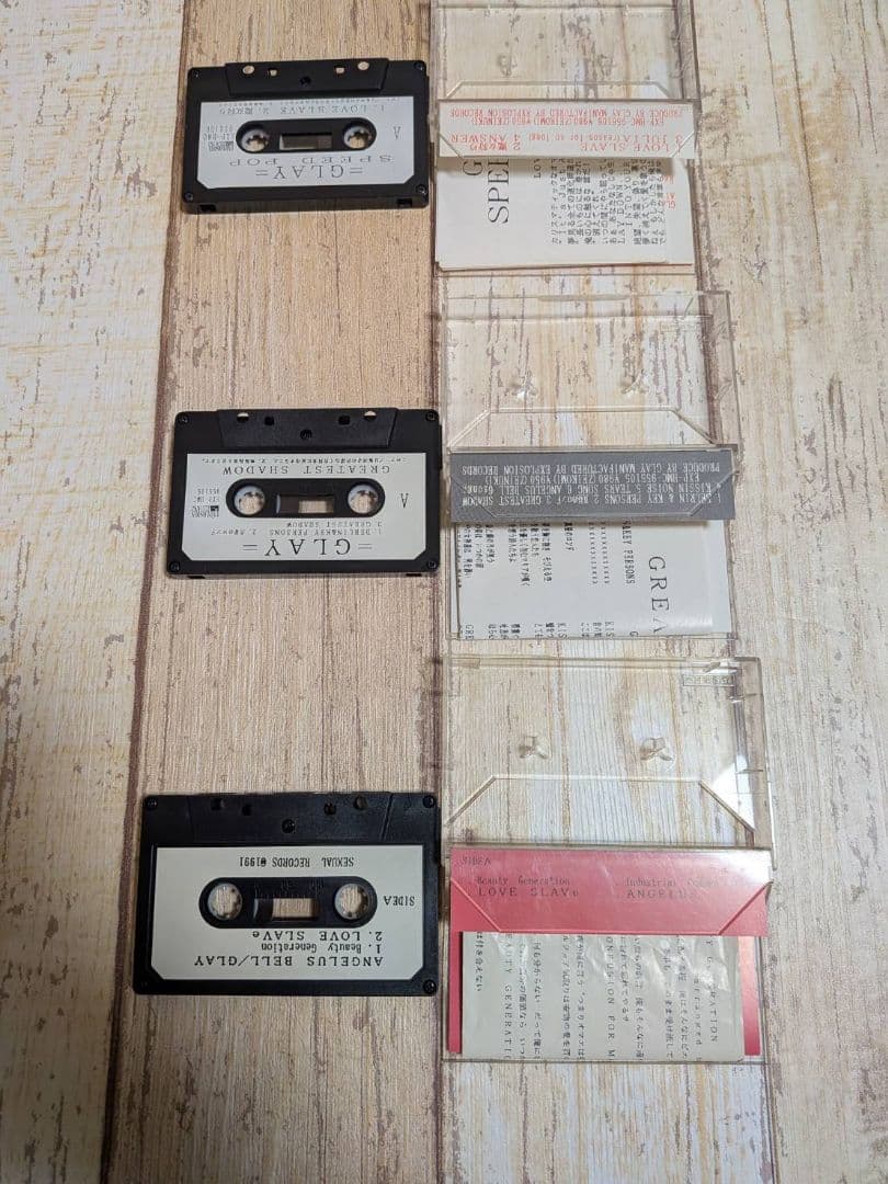 GLAY カセットテープ セット