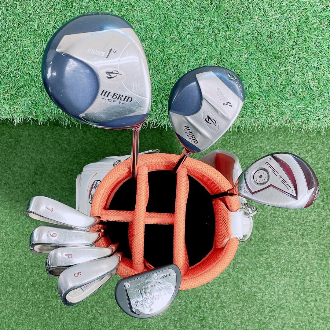 ダンロップ HI-BRID レディース ゴルフクラブ セット 8本 N2227