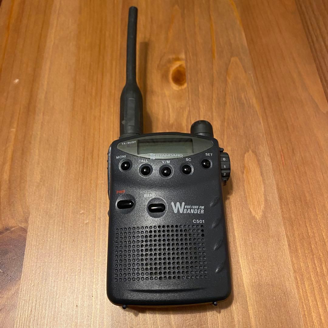 STANDARD W BANDER C501 FM ハンディトランシーバー