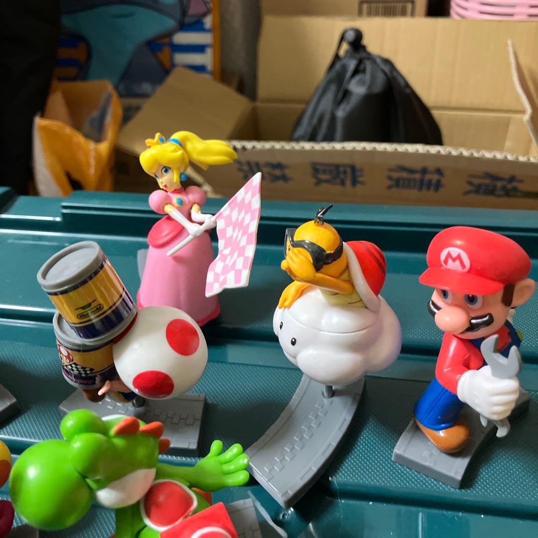 希少品マリオカート7フィギュア缶コーヒー付録フルコンプ