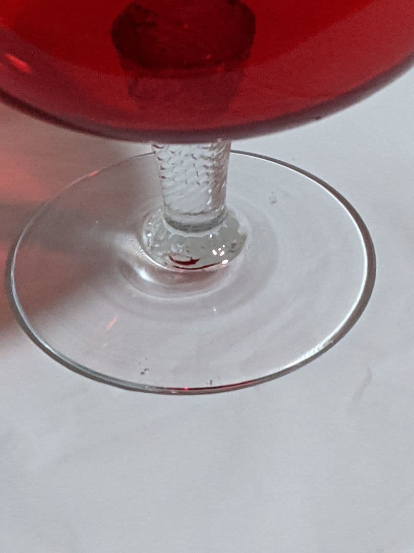 レトロ。ブランデーグラス。ワイングラス。