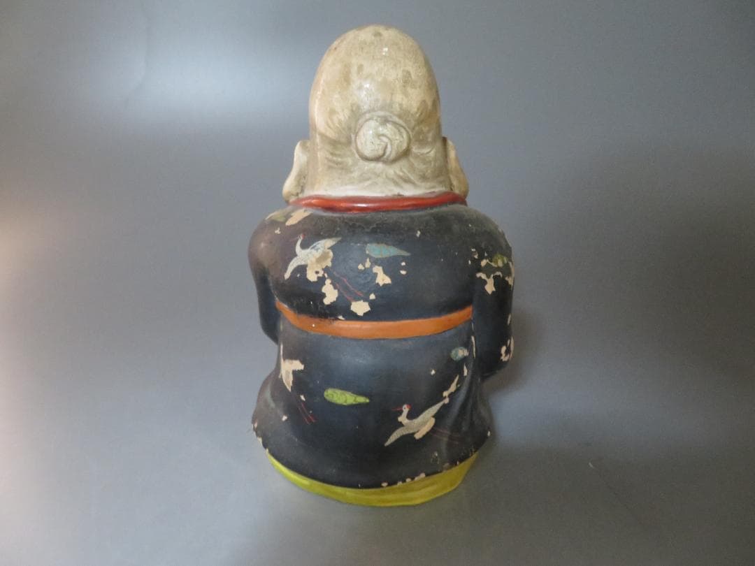 ◆283◆縁起物！ 福禄寿 人形 置物 招福　歴史 資料 鶴 寿 守り 七福神