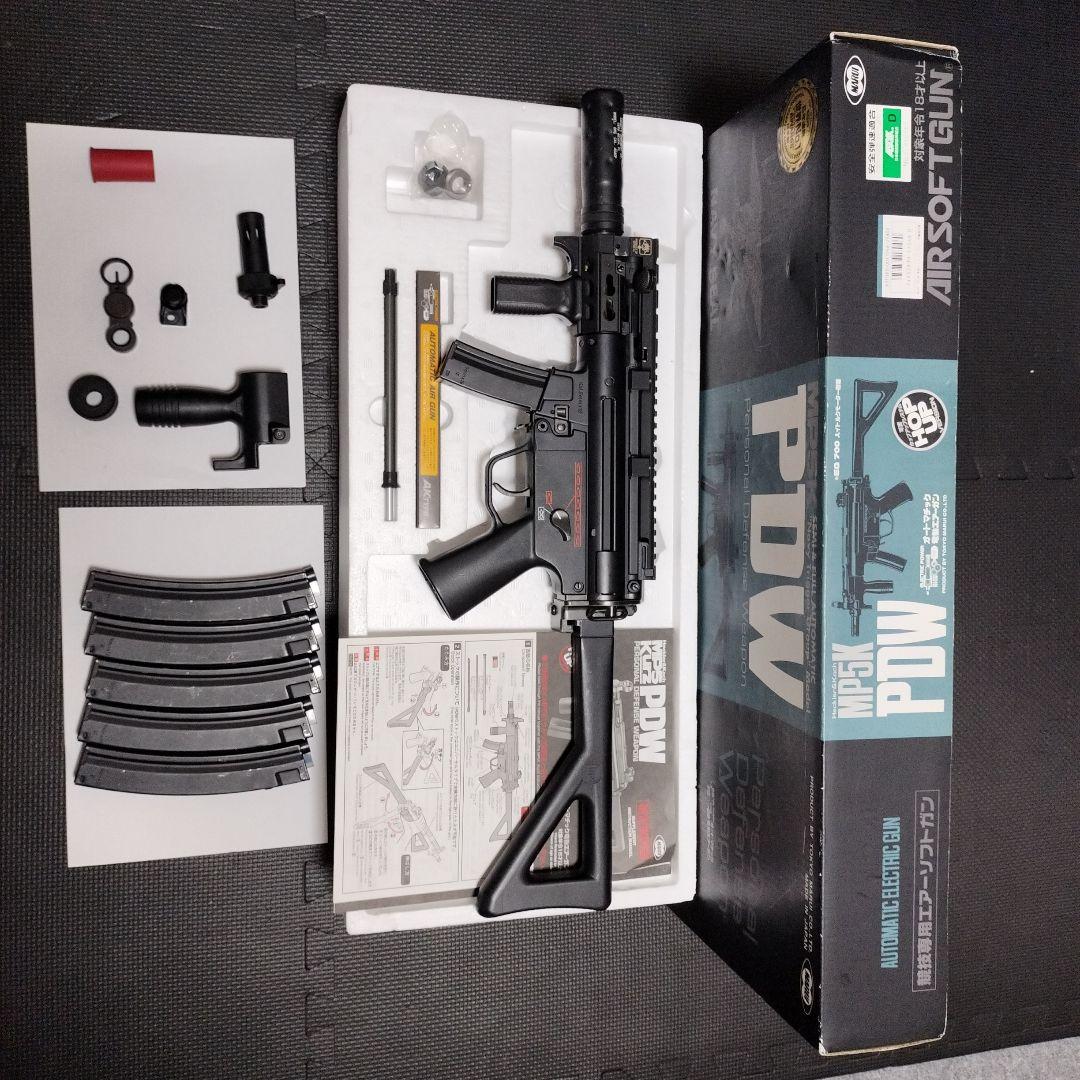 値段交渉可 東京マルイ H&K MP5クルツPDW 電動ガン　ラスカル