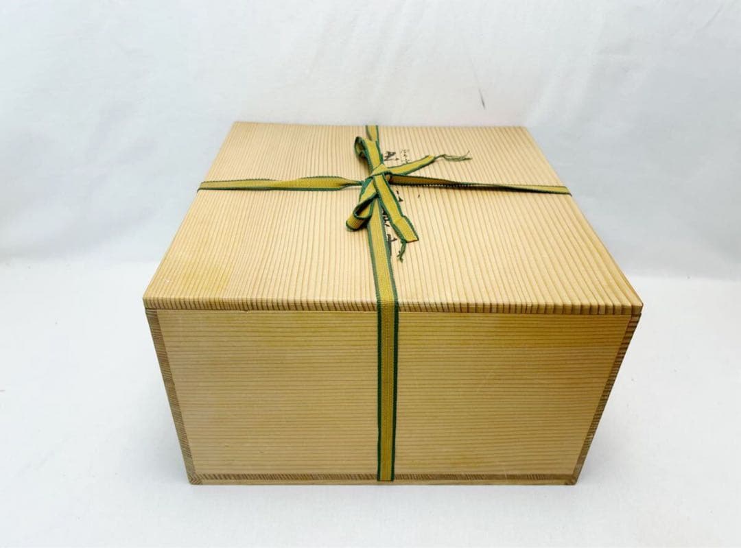 ほぼ未使用 茶道具 東山麗 竹園斎作 淡々斎好写 独楽籠 炭斗 刻印炭点前 共箱