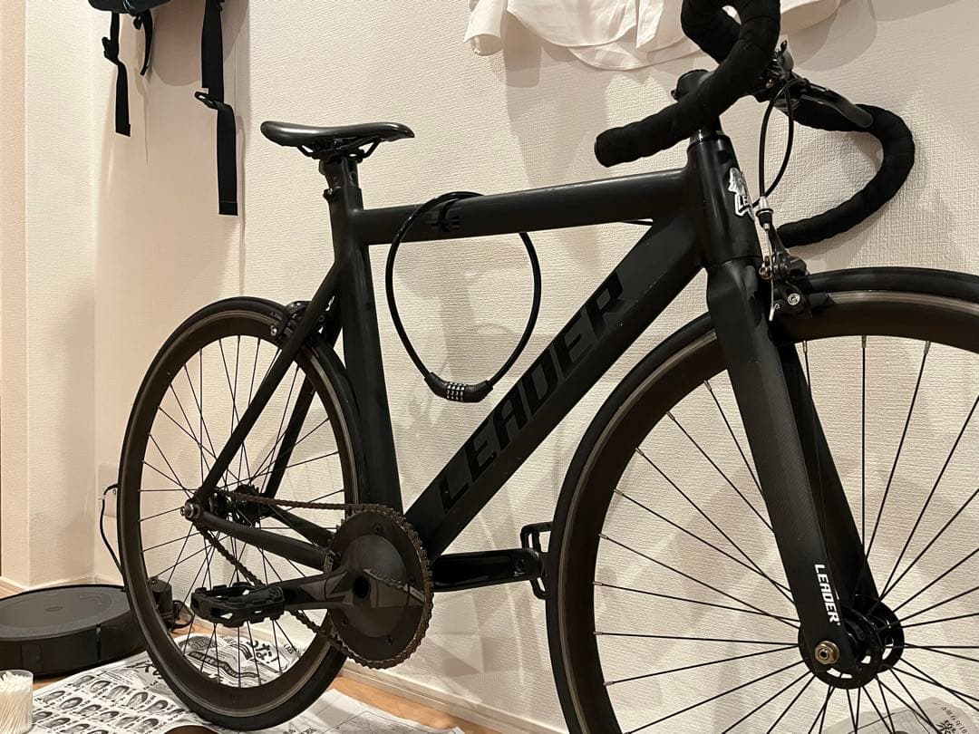 LEADER735 ピストバイク ブラック Lサイズ