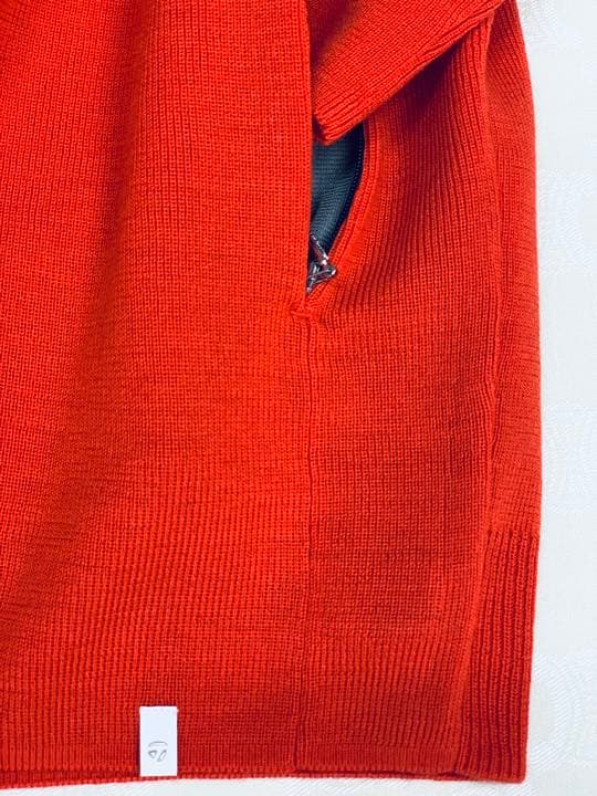 テーラーメイド　レディース　ゴルフ　ニット　ブルゾン　L オレンジ系　新品