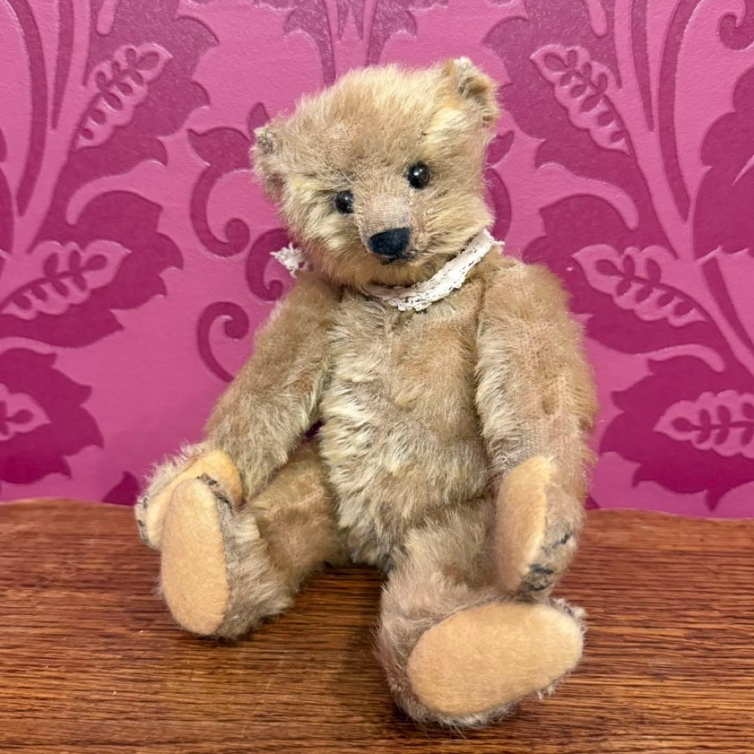 Xmasに　シュタイフ アンティークテディベア　シナモン　22cm Steiff