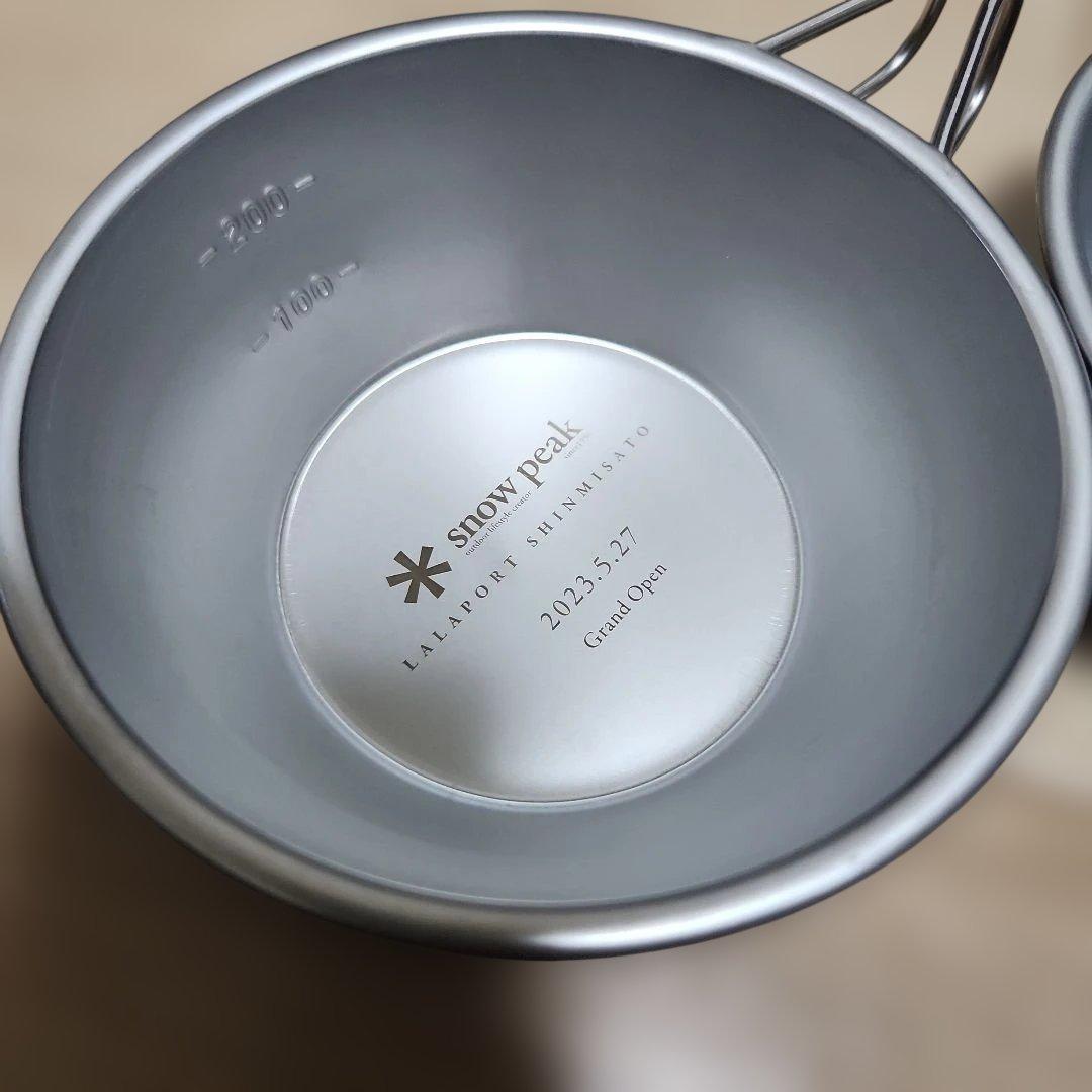 値下げ/スノーピークシエラカップ×2個/ららぽーと新三郷グランドオープン記念品