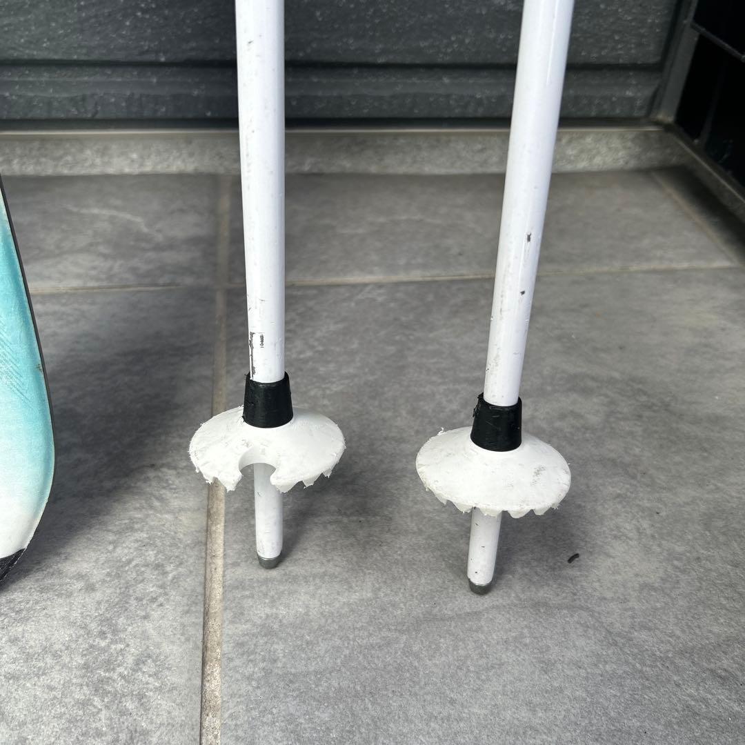 サロモン　スキー板　137cm バッグ付き　LEKIストック