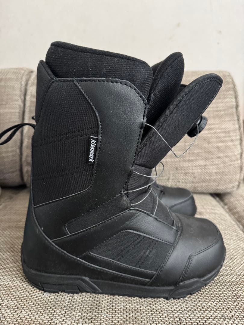 ブラック スノーボードブーツ kissmark 27cm