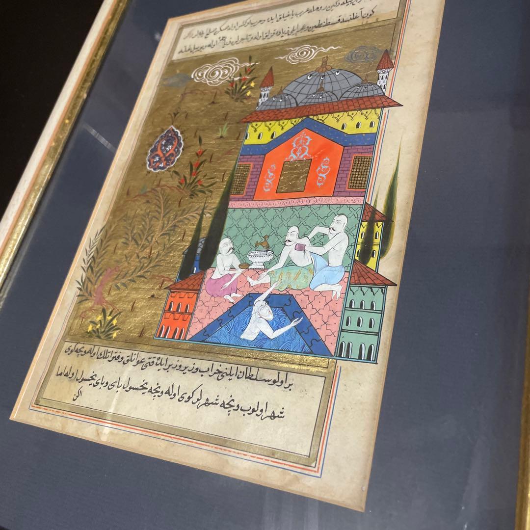 レトロ　外国　古絵　本の挿絵　絵画2