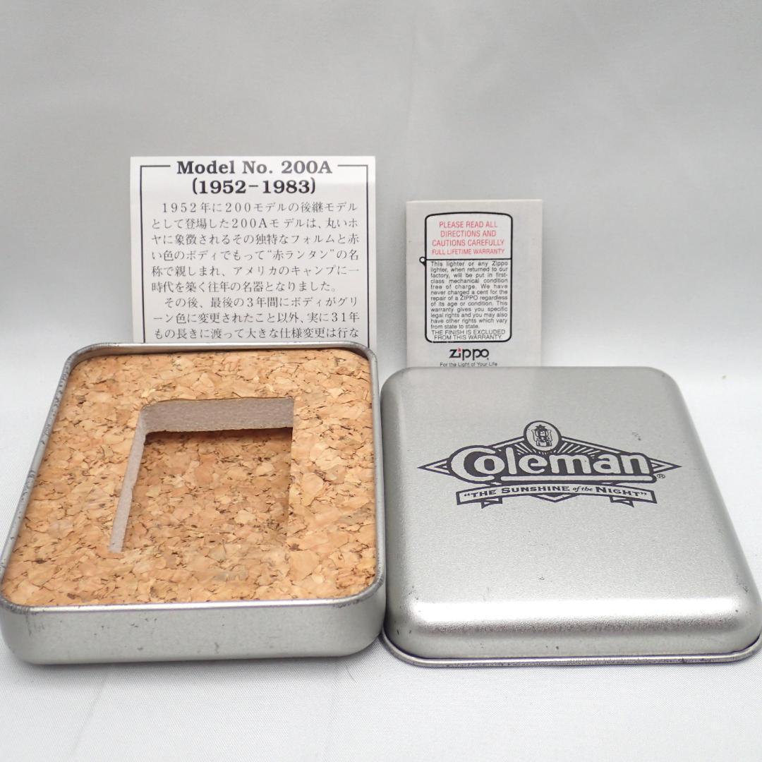 未使用 コールマン ZIPPO 200A No.1378