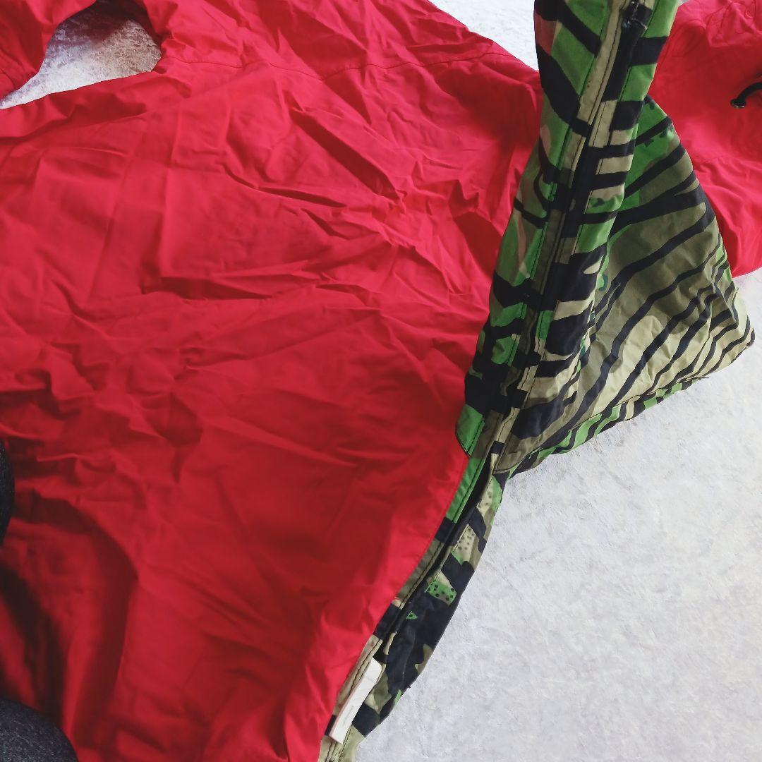 Gush スノーボード用ジャケット 赤緑