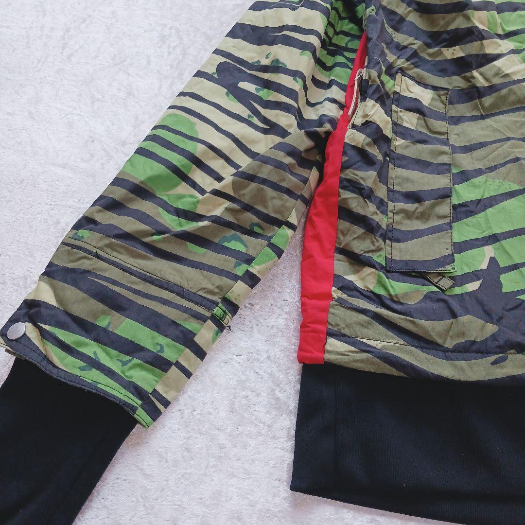 Gush スノーボード用ジャケット 赤緑