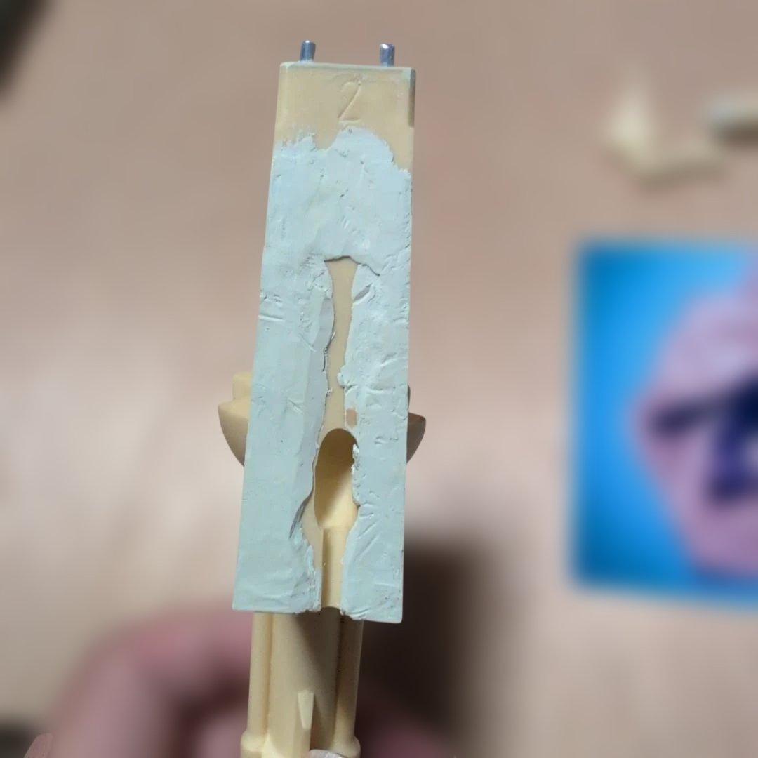 銀河鉄道999コスモドラグーン、ガレージキット、一部パテ埋めあり