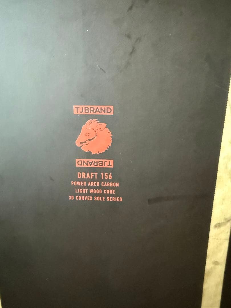 22-23モデル TJ BRAND DRAFT 156 スノーボード