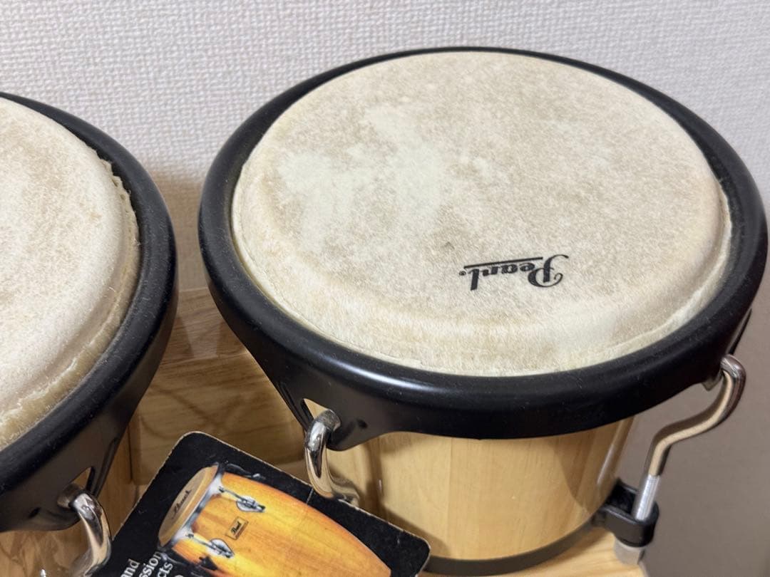 ボンゴ　pearl パール　ツール付き　パーカッション
