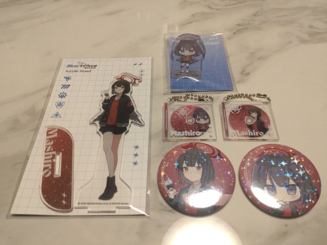 【韓国限定】ブルーアーカイブ V-SQUAREコラボ【マシロ】グッズセット
