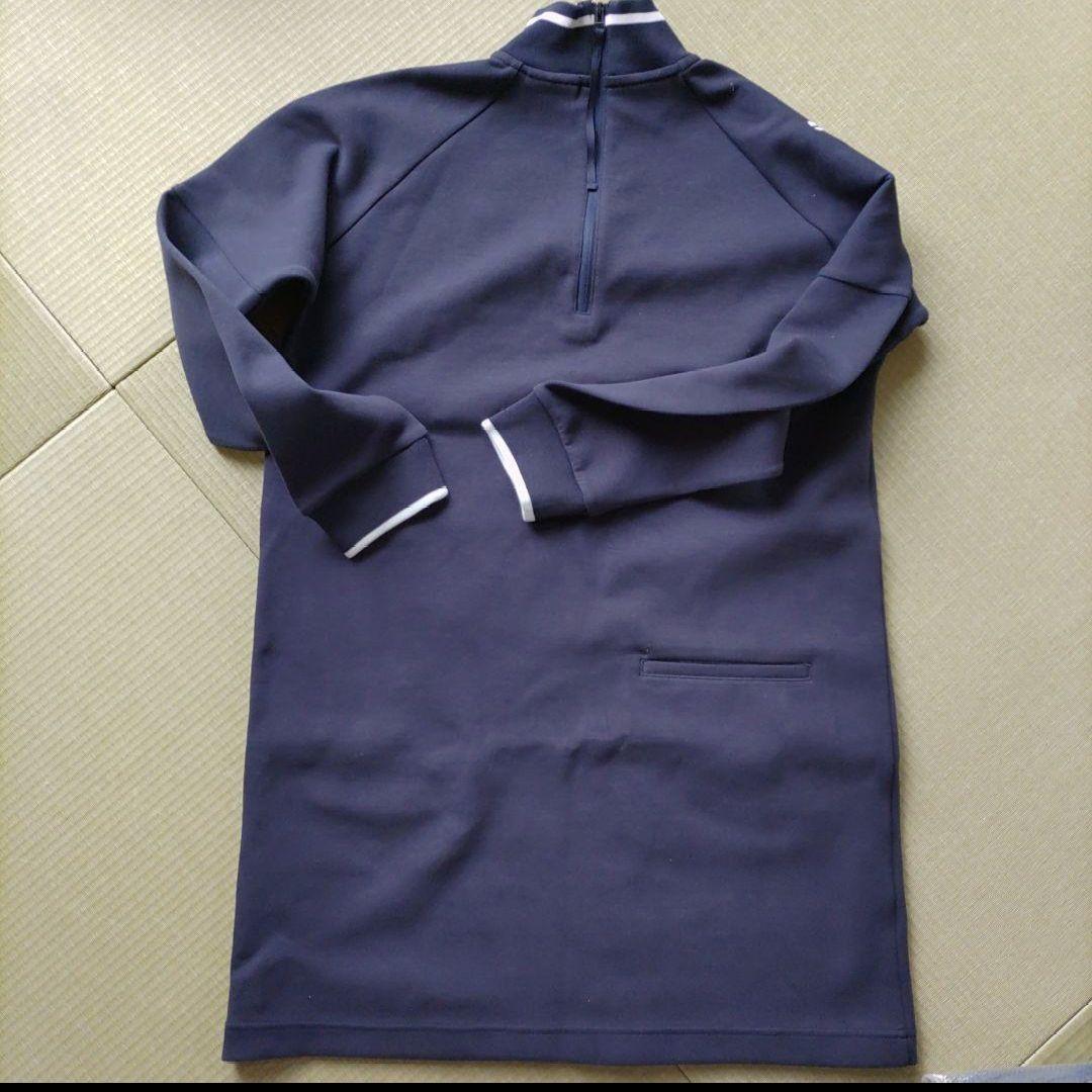 紺色　ワンピース　テーラーメイド　Ｍ