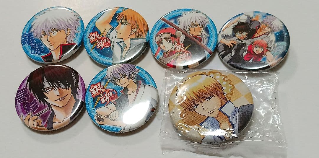 銀魂　ミニ缶バッジ　まとめ売り　坂田銀時　高杉晋助　坂田金時　ジャンプショップ